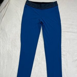 Lululemon Athletica Blue Pants with Dark Gray Waistband Size M